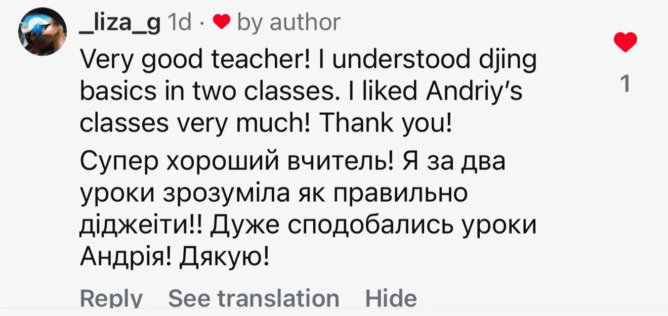 Customer review screenshot showing positive feedback - Image from Notion (2).png