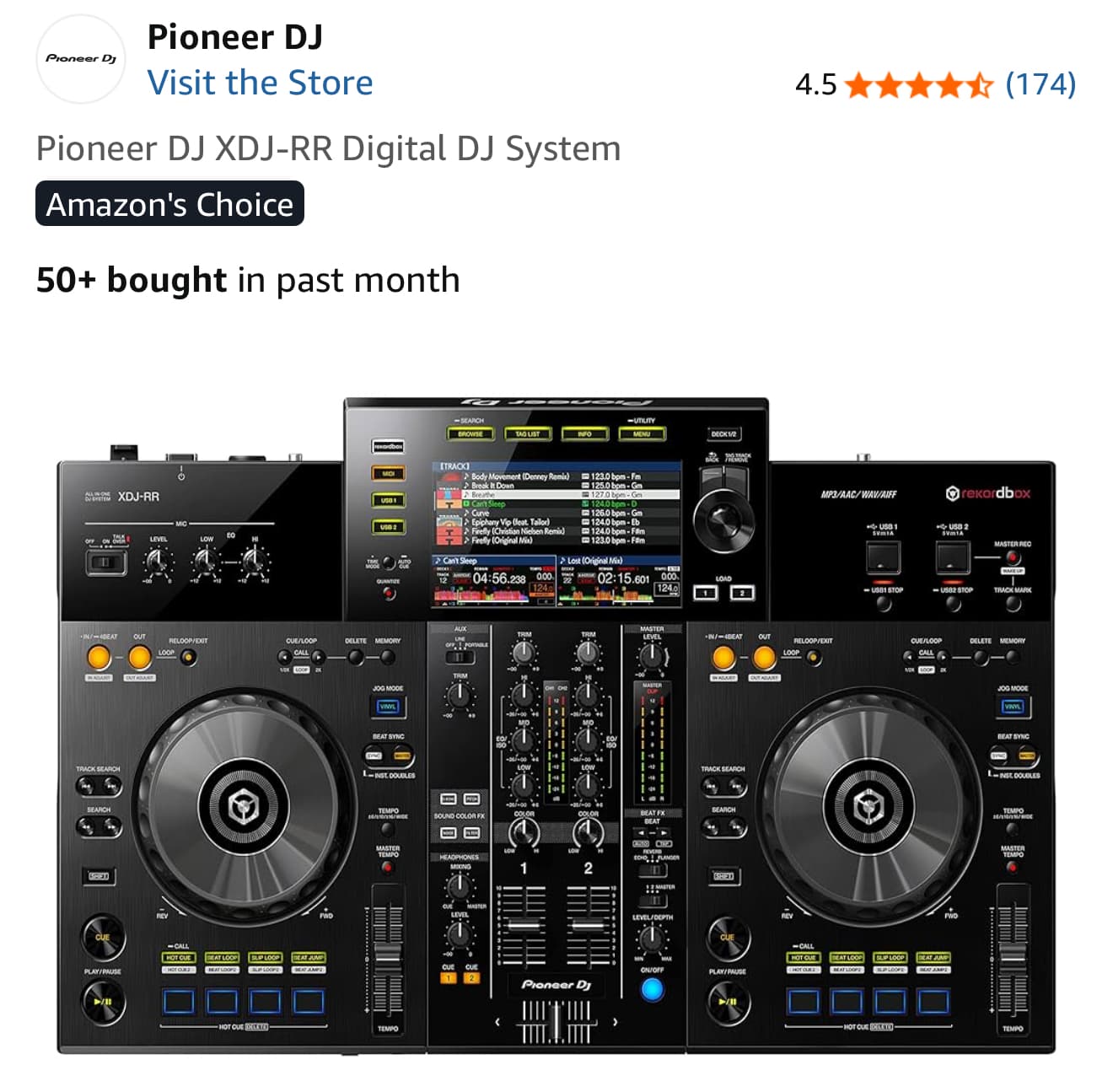 Pioneer DJ XDJ-RR Digital DJ System