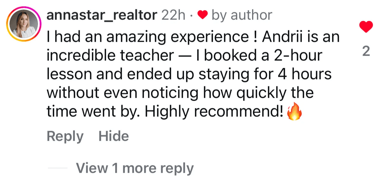 Customer review screenshot showing positive feedback - IMG 0717 from Notion.png